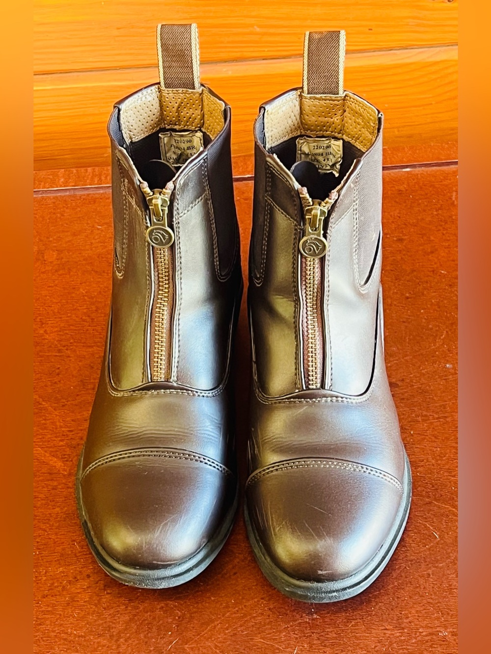 Ovation Quantum Paddock Boots, Brown Children’s Sz: 4